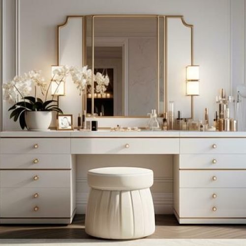dressing-table-with-mirror-ai-generative-photo